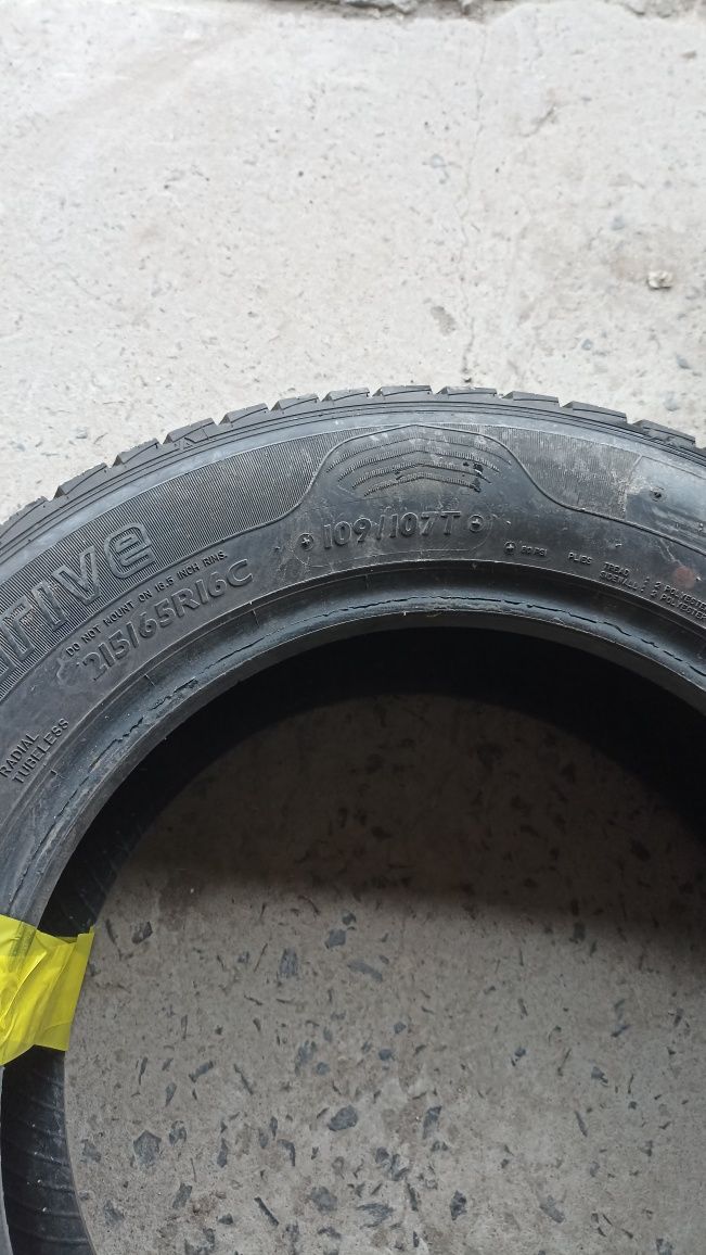 Шини Літо Dunlop 215/65/16c 7,5mm 4шт.