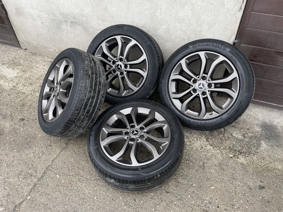 (12)Koła, Felgi 5x112 17” Oryginał Mercedes W205, B klasa CZUJNIKI