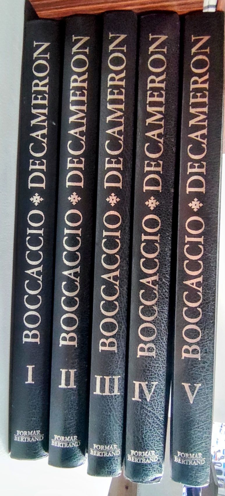 LIVROS - Decameron de Boccaccio ( 5 Volumes)