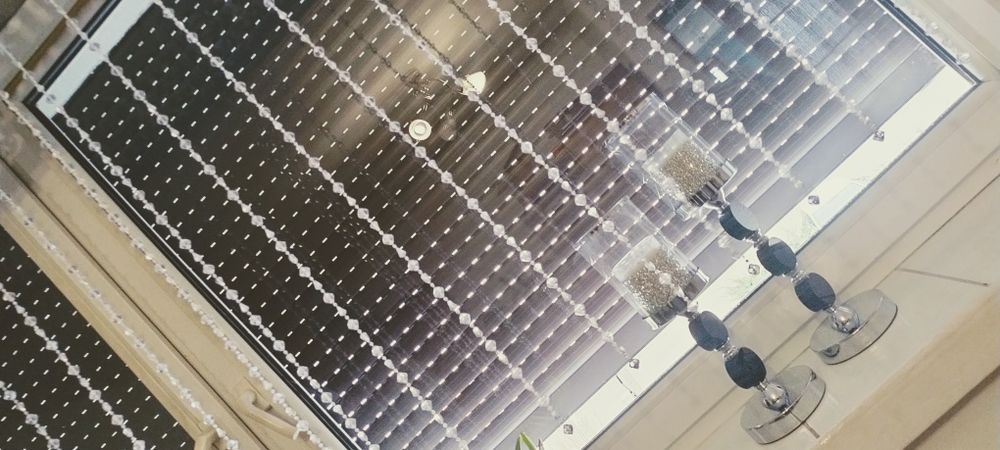 Panel z koralikami piekny