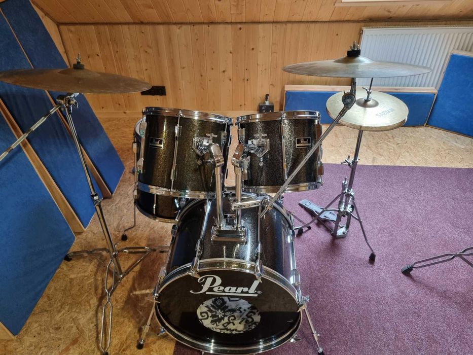 PEARL EXPORT+ talerze Paiste bronze B8-kompletna nastrojona perkusja!