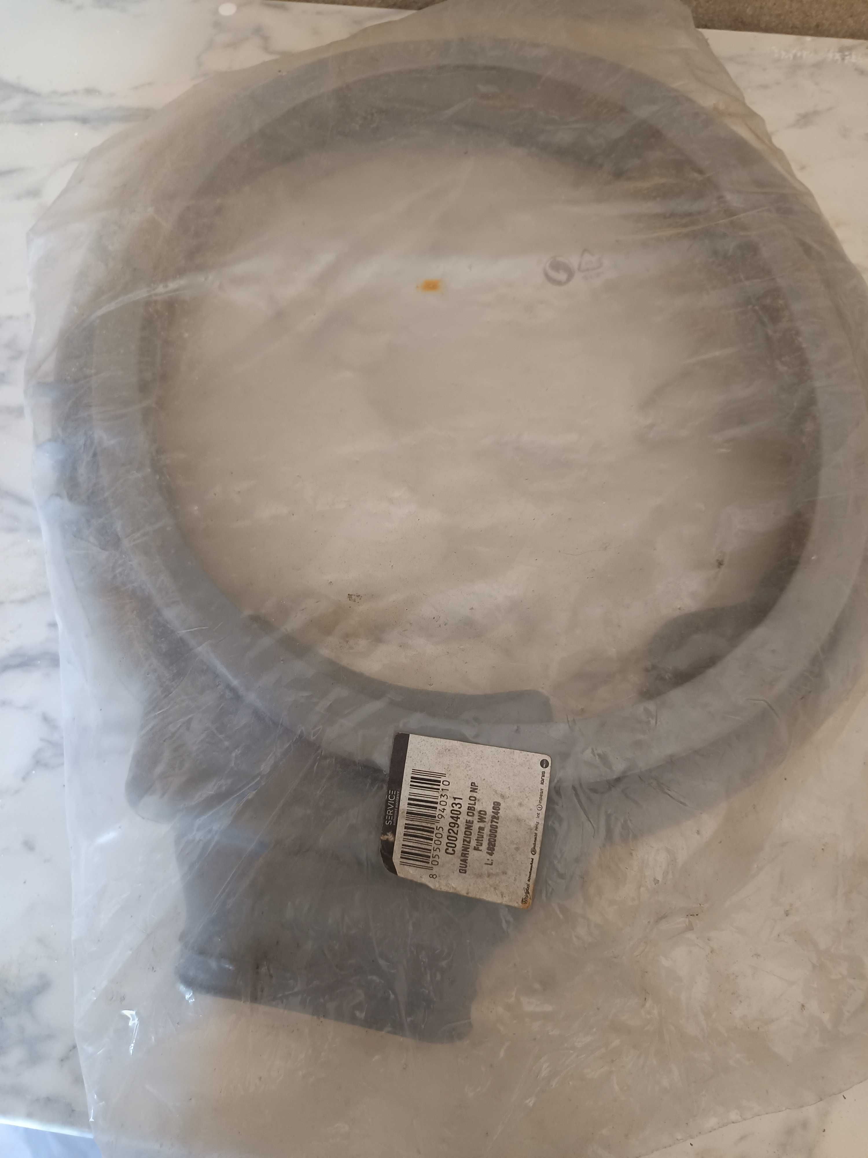Óculo de borracha máquina de lavar roupa Ariston nova