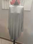 Cienka Szara sukienka sweterkowa plus size 4Xl 3XL 46 48