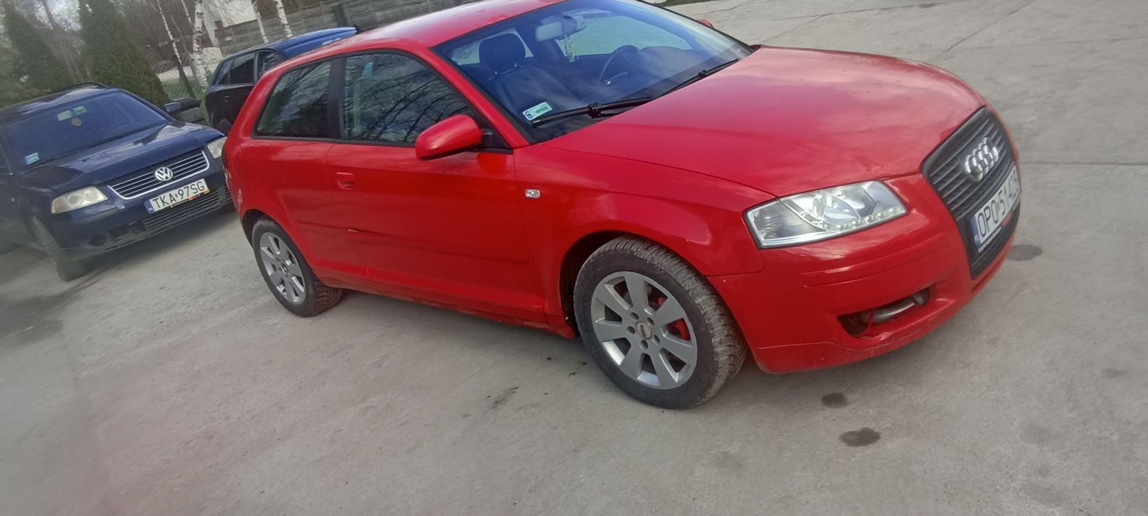 Audi a3 8p 2.0 TDI 140 km 3 drzwi skóry lift LED 2003 alufelgi radio U