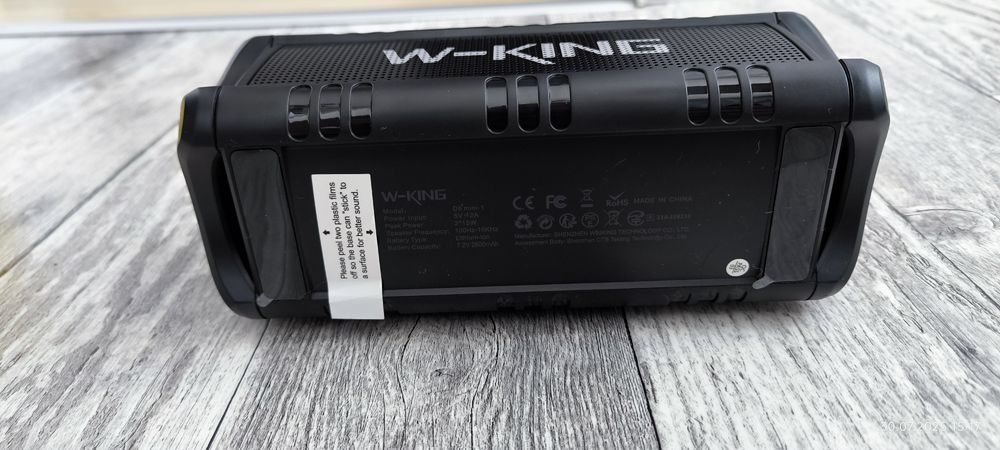 Nowy Głośnik mobilny W-KING D8 mini, Bluetooth, NFC, wodoodporny