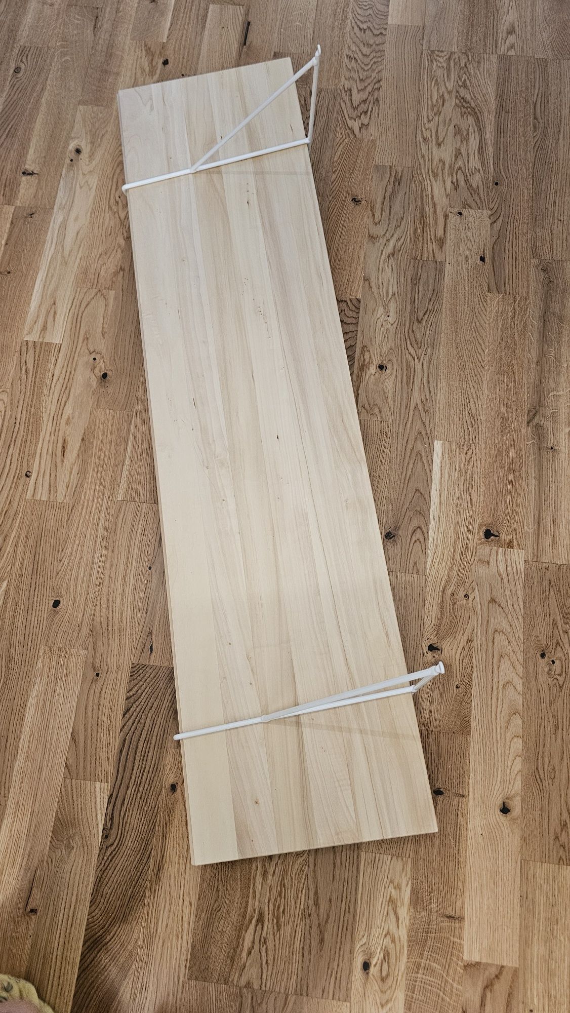 Półka wisząca ikea 120x30 drewniana