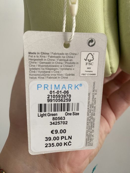 Primark torebka w stylu bottega veneta