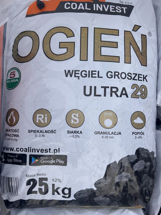 Węgiel groszek 26-29MJ