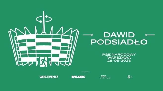 Dwa bilety na koncert Dawida Podsiadło 26.08.2023 na PGE Narodowym