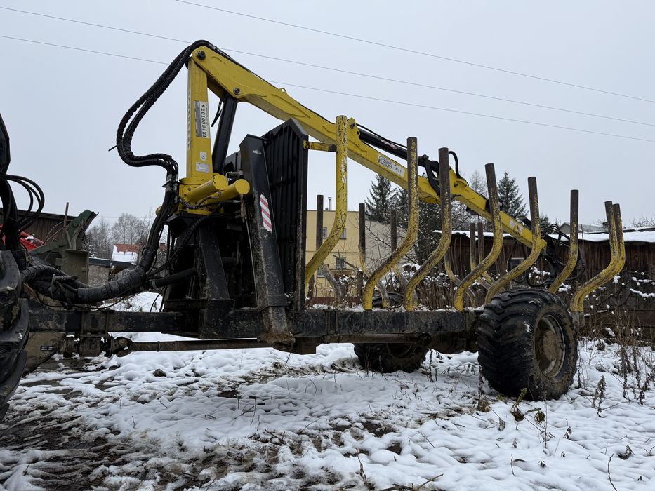 Przyczepa leśna hds Hydrofast h11 mtz belarus