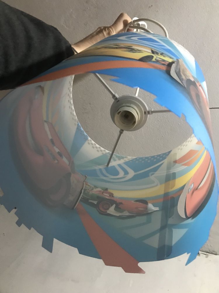 Żyrandol lampa sufitowa Zygzak Mcqueen