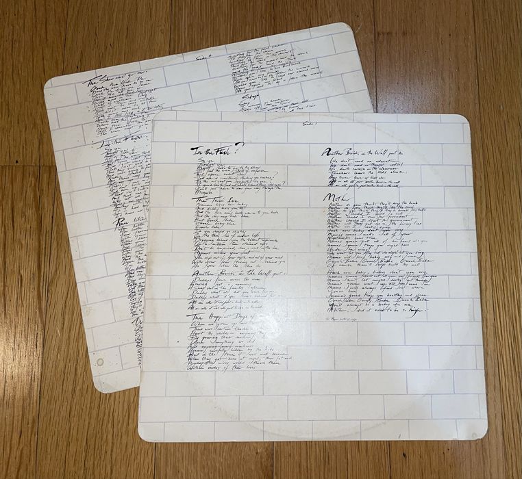 Vinil Pink Floyd - The Wall - Primeira Edição UK - SEM CAPA EXTERNA