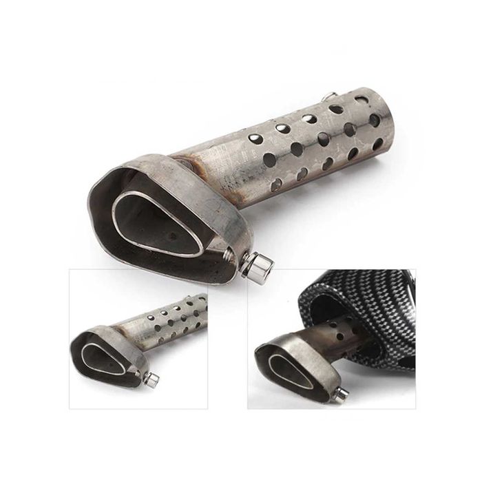 Silenciador DB killer universal escape moto com ângulo