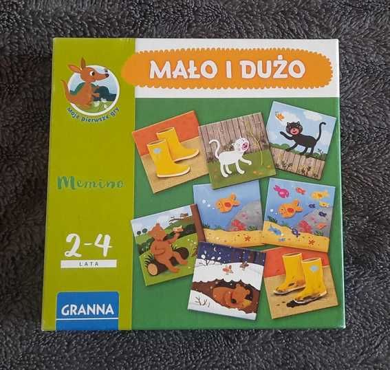 GRA MAŁO I DUŻO GRANNA moje pierwsze gry 2+
