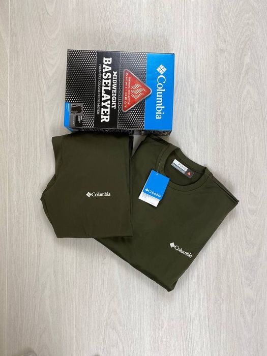 Термобілизна чоловіча костюм анатомічний Columbia Khaki 46-52р зимовий