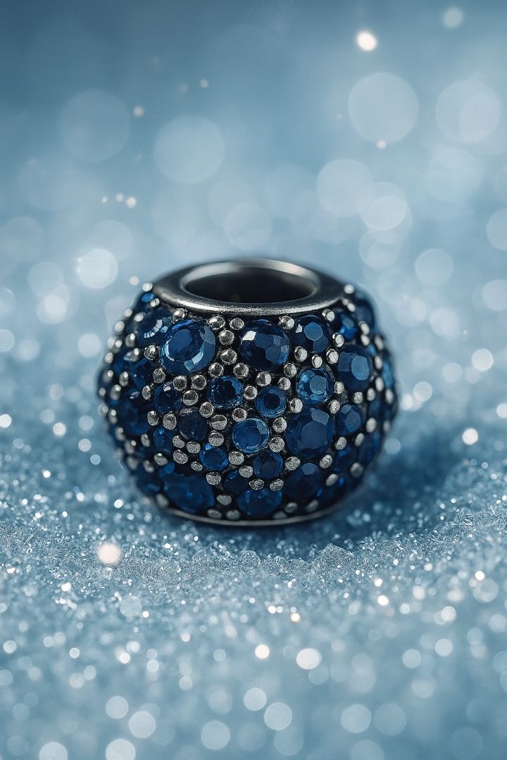 Nowy Pandora CHARMS Zawieszka Srebrna do Pandora APART Koralik