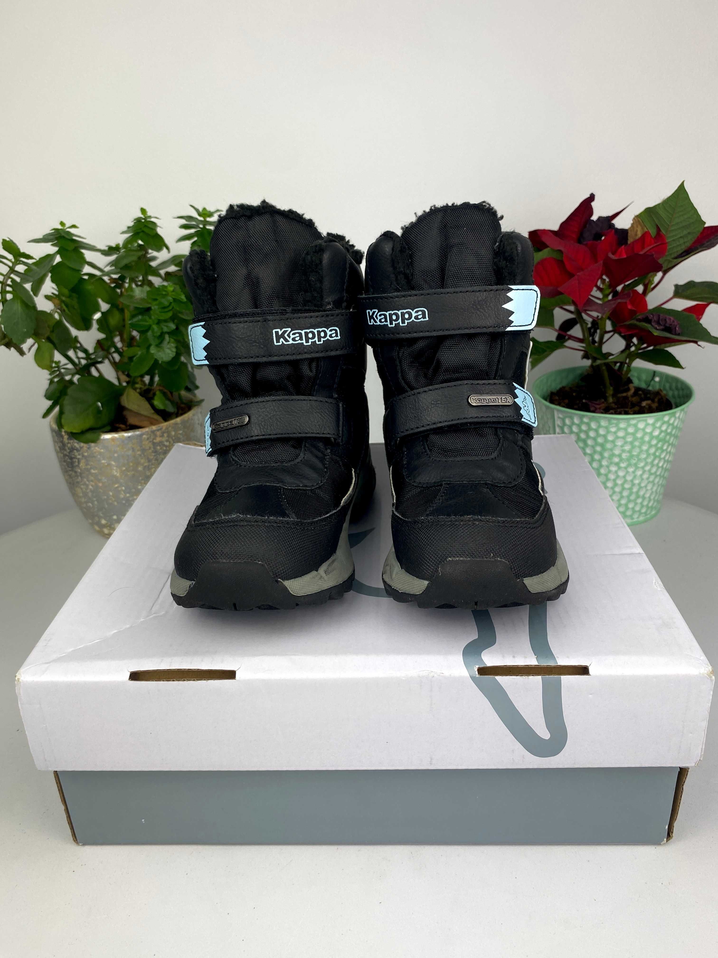 czarne szare buty śniegowce dziecięce kappa Claw II Tex Jr r. 31 nr137