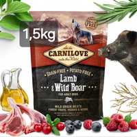 Carnilove 1,5kg + Gratis, Lamb Wild Boar Adult Pokarm dla Psa Alergie