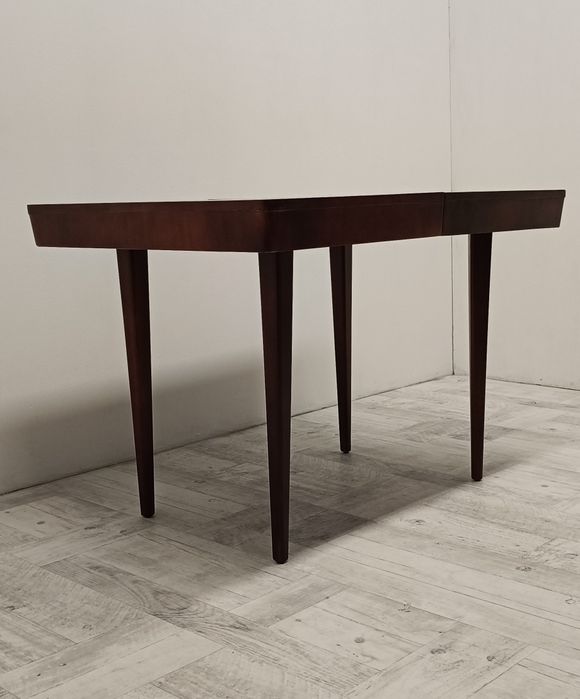 stół vintage do salonu Tatra Czechosłowacja lata 60-te orzech design