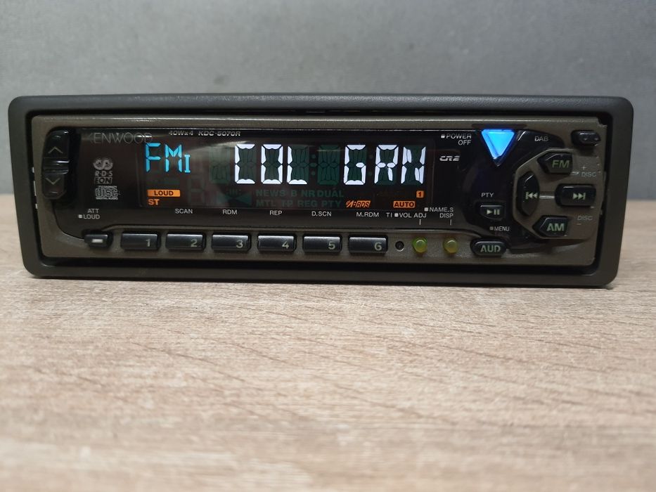Radio samochodowe Kenwood KDC-5070R CD Kolory Klasyk lata 90' Oldtimer