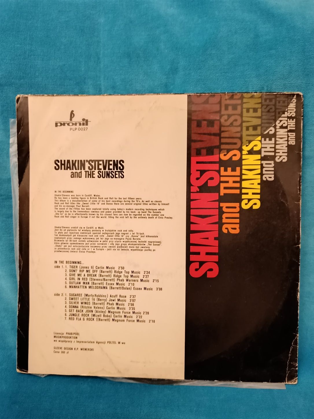 Płyta winyl Shakin'Stevens and the sunsets