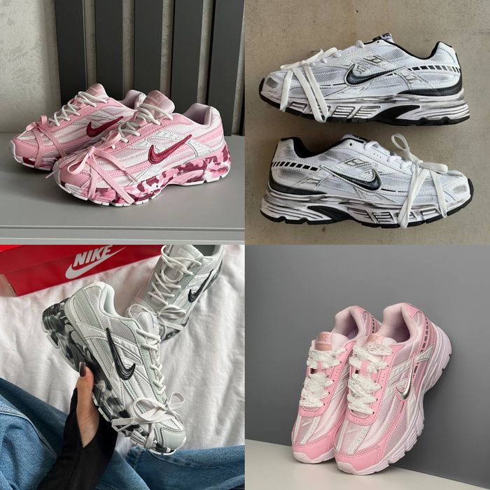 р36-45 Кросівки Nike Initiator Custom White Grey Pink Black