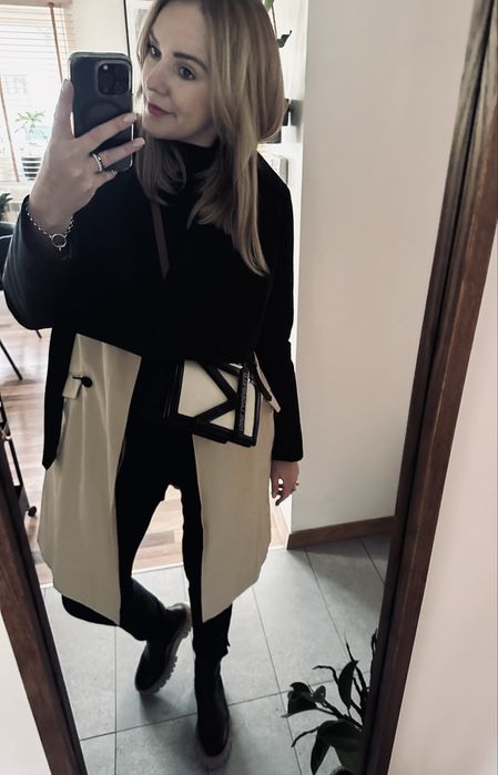 Płaszcz trencz 3w1 Karl Lagerfeld 38/M