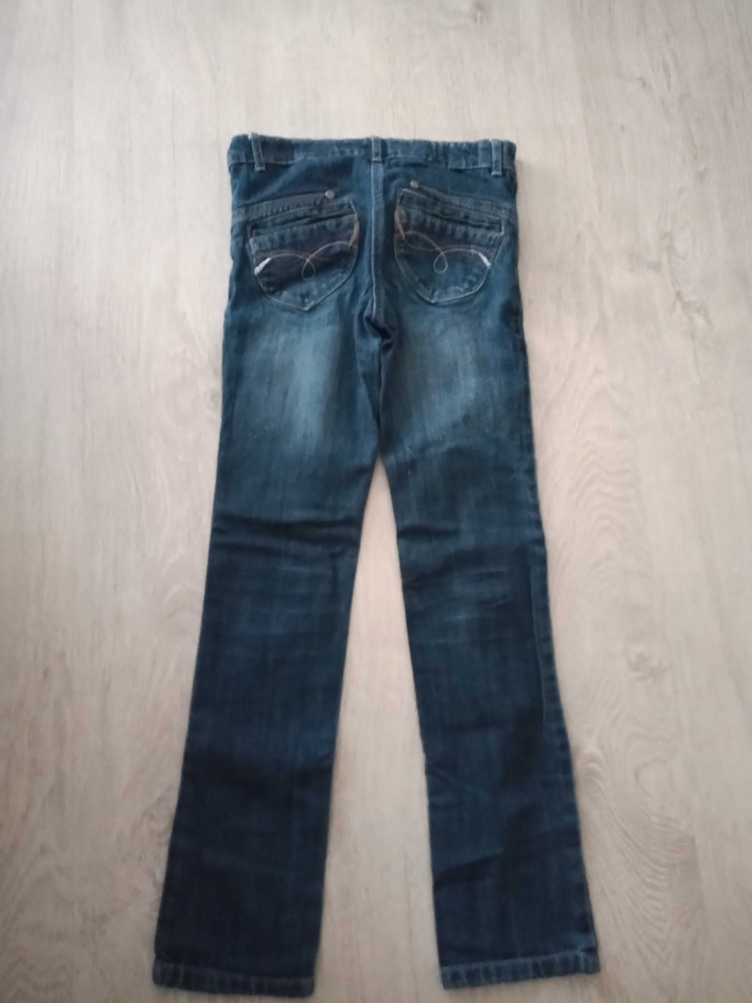 Spodnie jeansowe na 140 cm