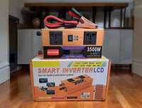 Інвертор перетворювач напруги з 12v або 24v перетворює на 220v