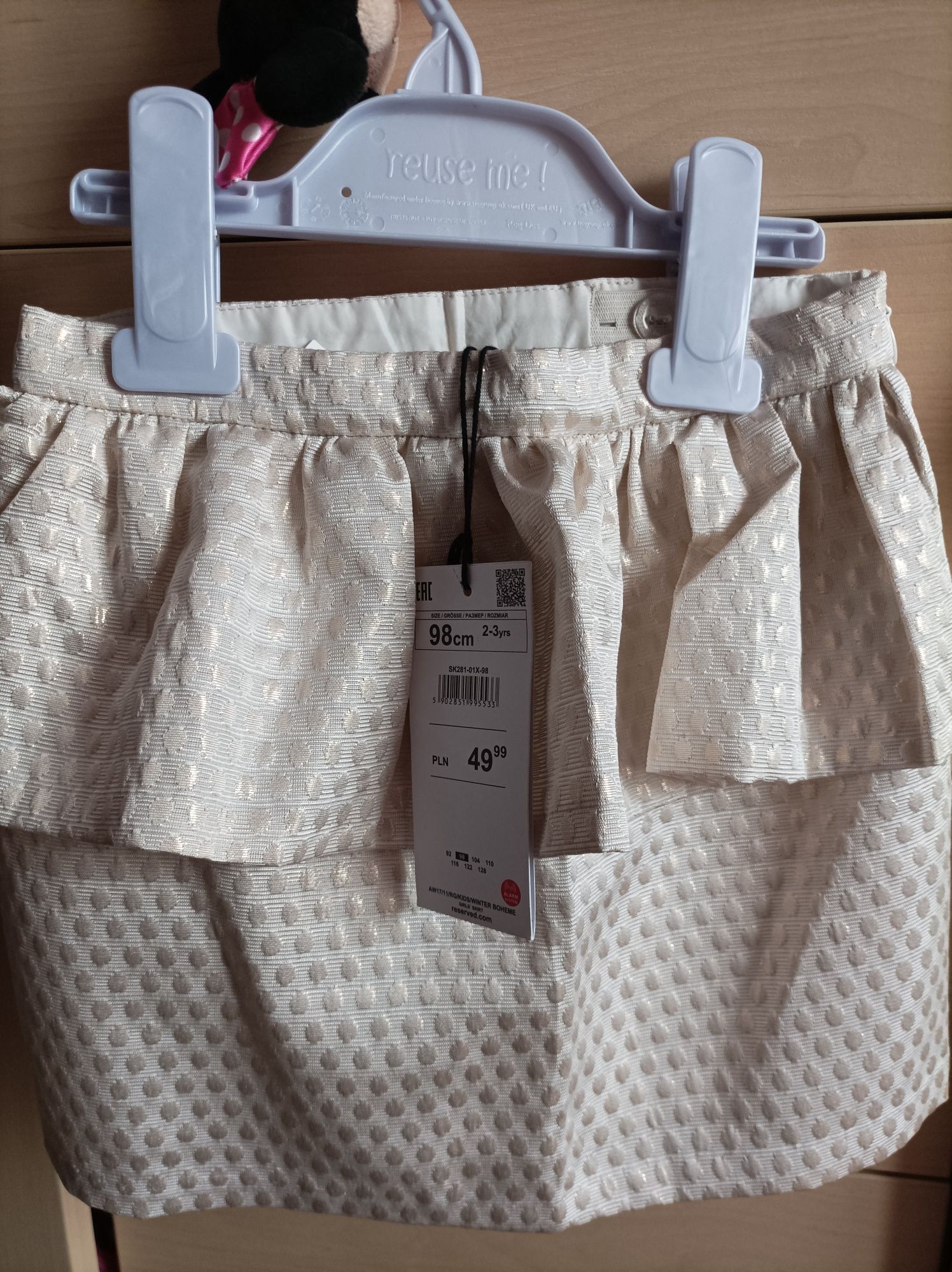 Komplet Reserved 98 cm spódniczka nowa! plus marynarka,