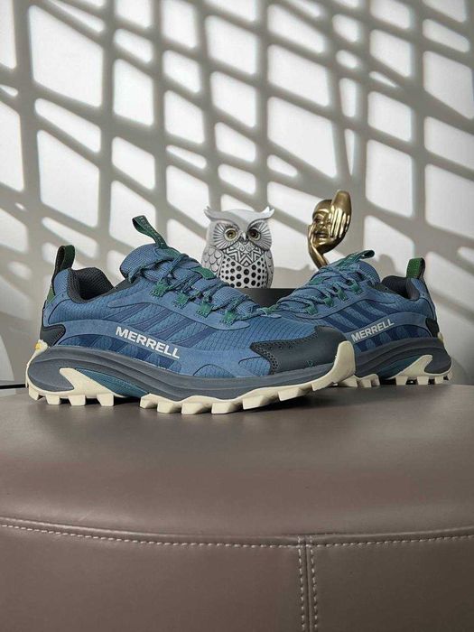 ТЕРМО! Merrell Moab Speed 2 (Gore-Tex) Navy/Grey 41 42 43 44 45 46 гтх