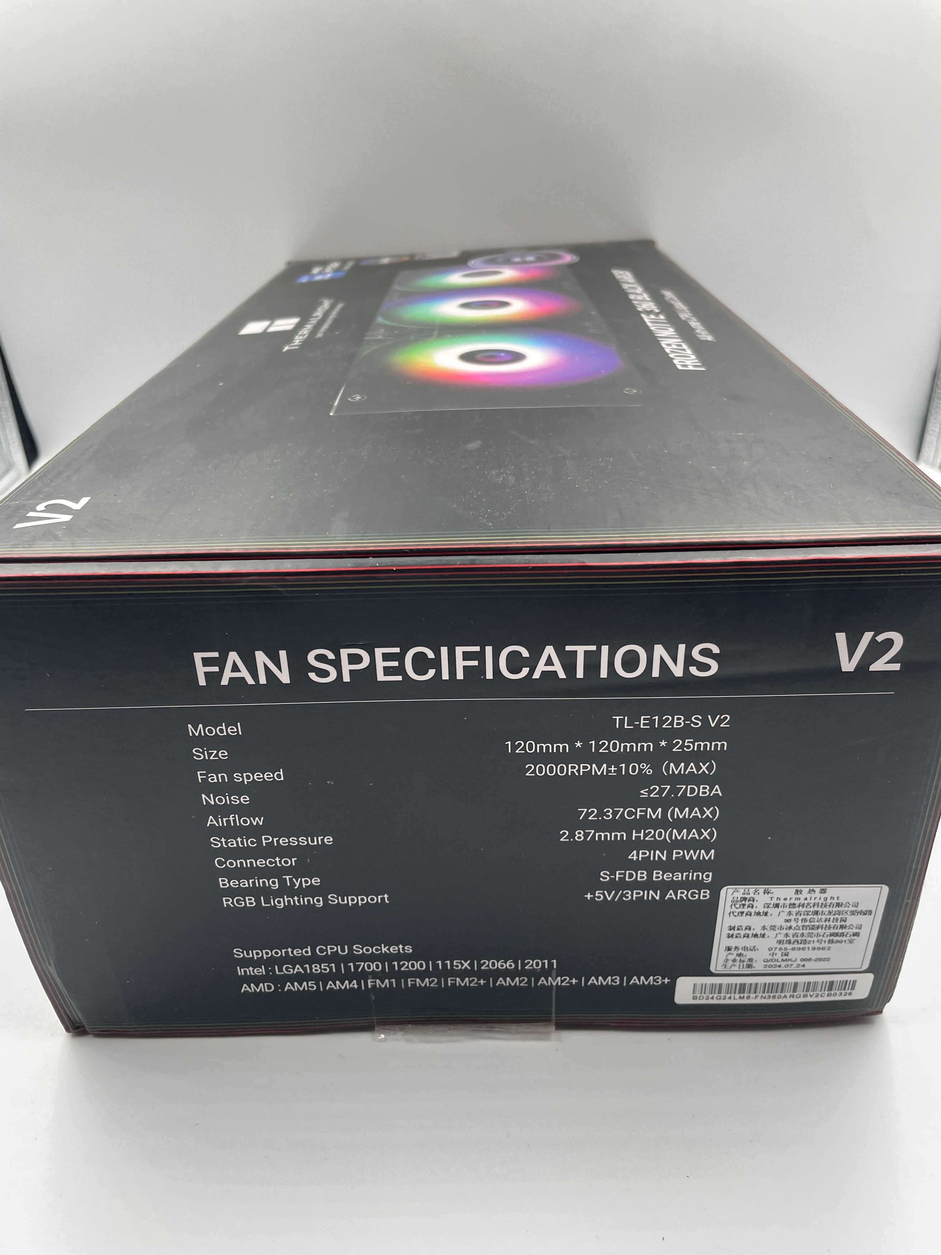 Chłodzenie Wodne CPU Procesora Thermalright Frozen Notte 360 ARGB