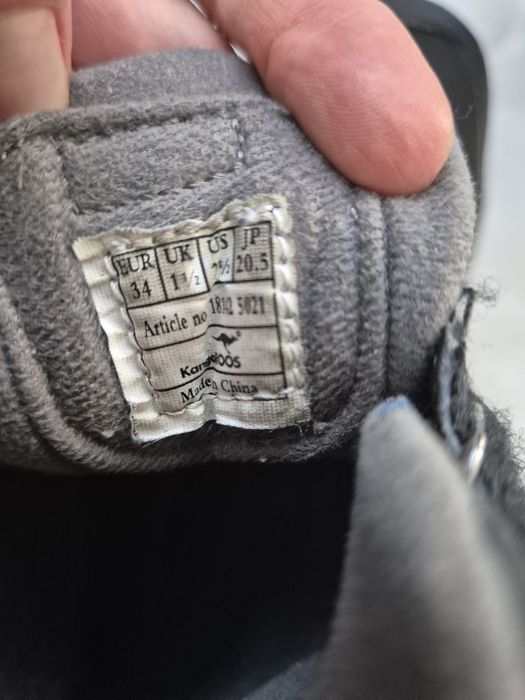 Зимові термо черевики Kangaroos 34 розмір, 22 см