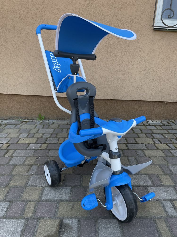 Дитячий металевий велосипед Smoby  3в1
