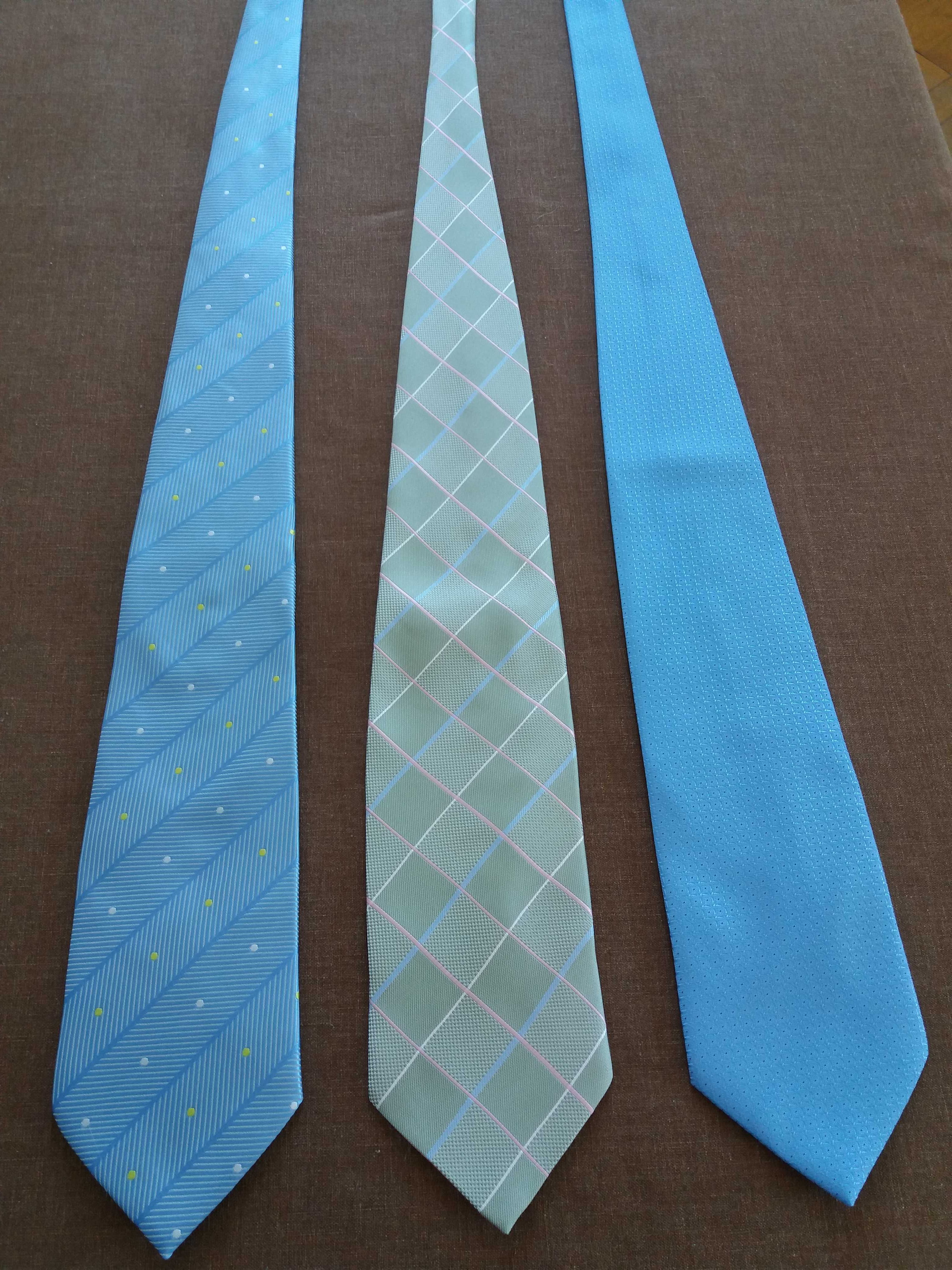 zestaw 3 krawaty, cena za całość
