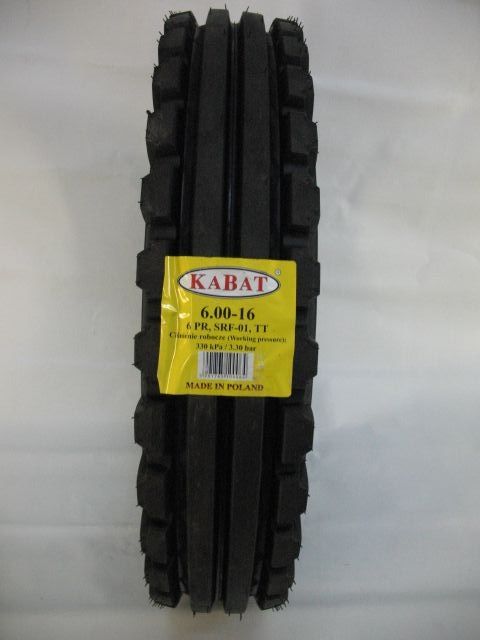 Opony 6.00 - 16 rolnicze przód KABAT URSUS C330, C360, T25 6,00 - 16