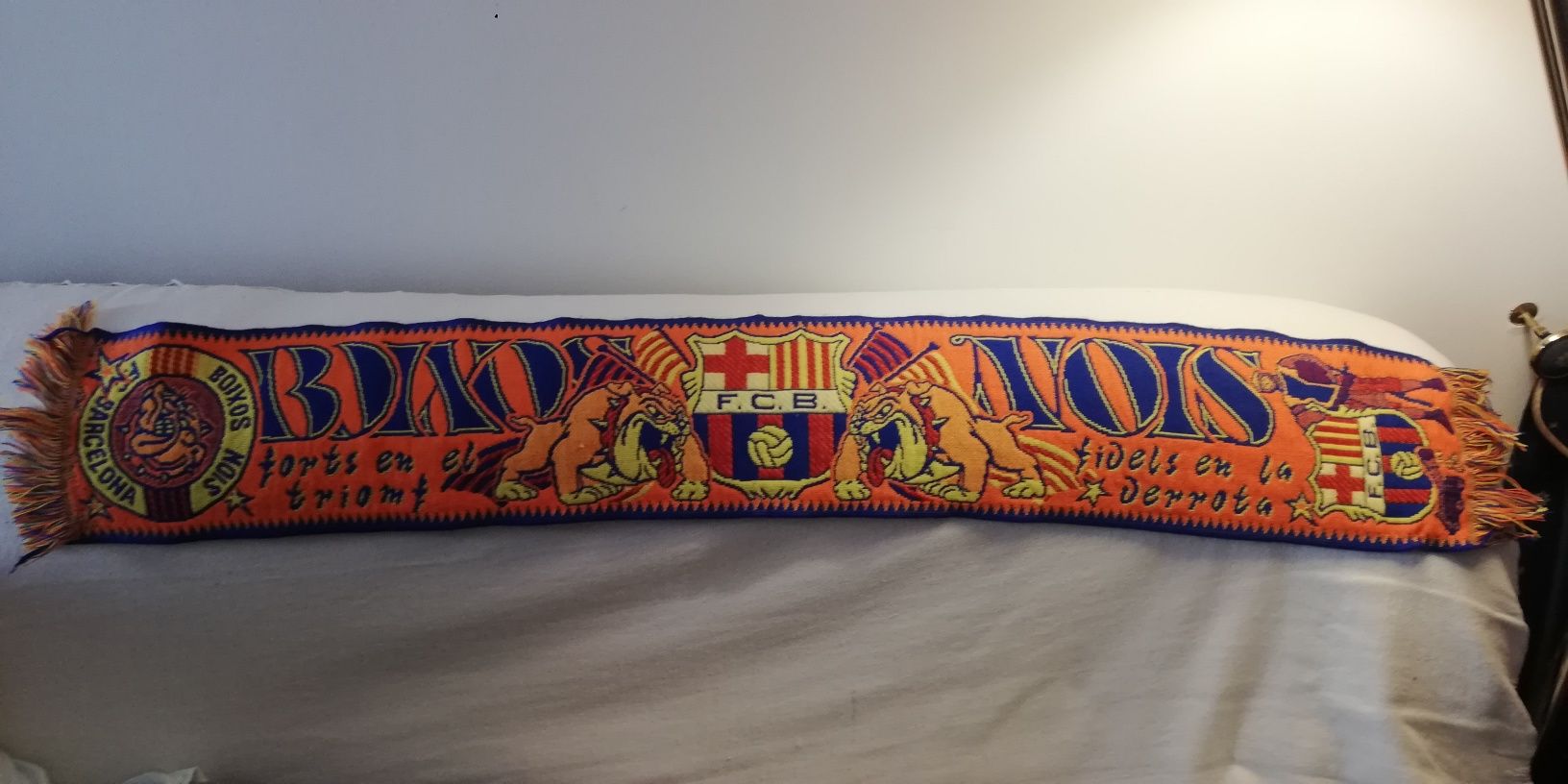 Caschecol da claque do Barcelona