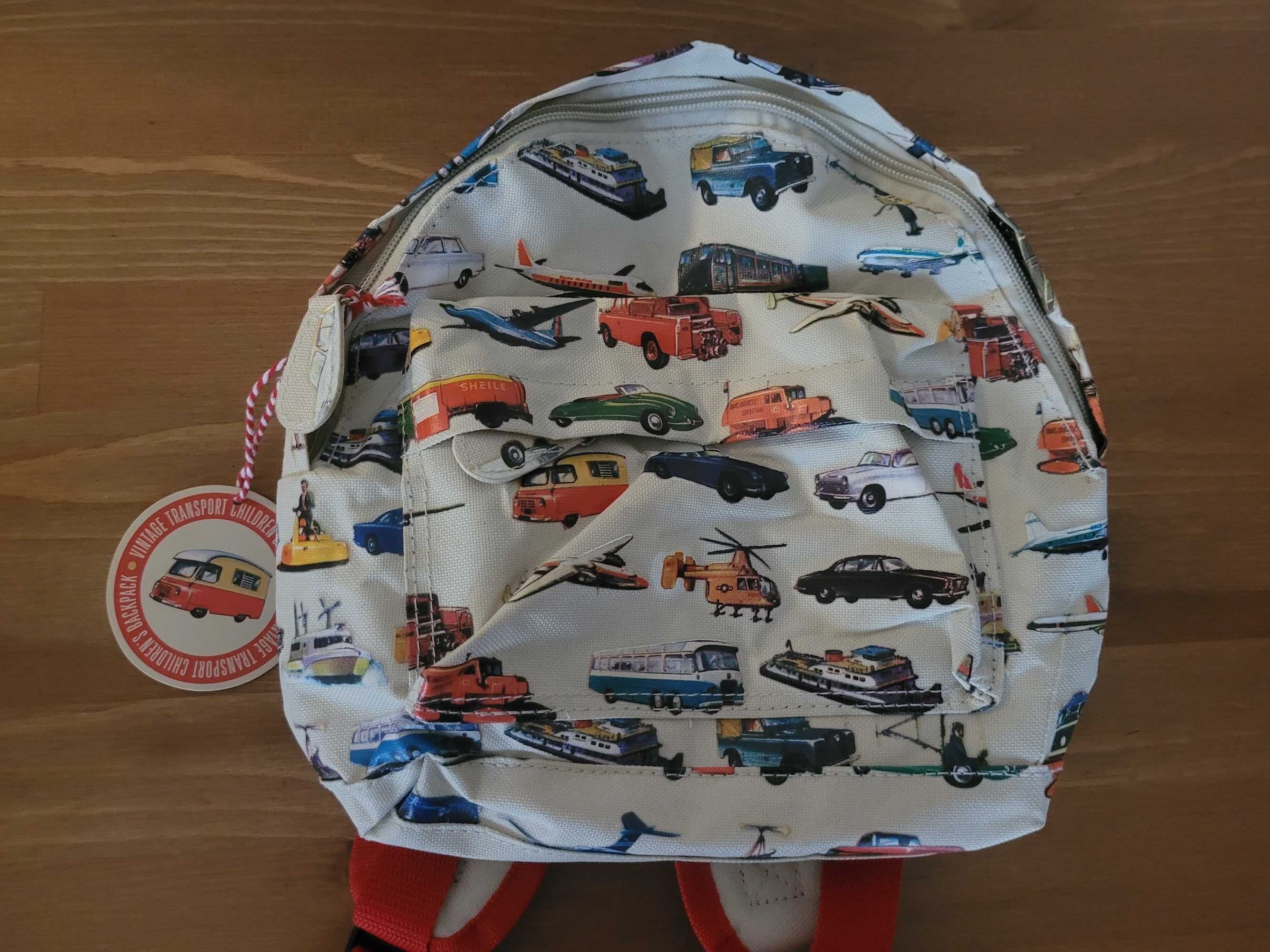 NOWY plecak Rex London dla chłopca pojazdy