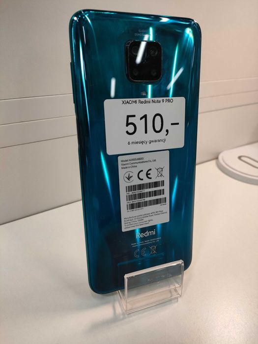 Smartfon Xiaomi Redmi Note 9 Pro 6/128GB LTE Super Stan