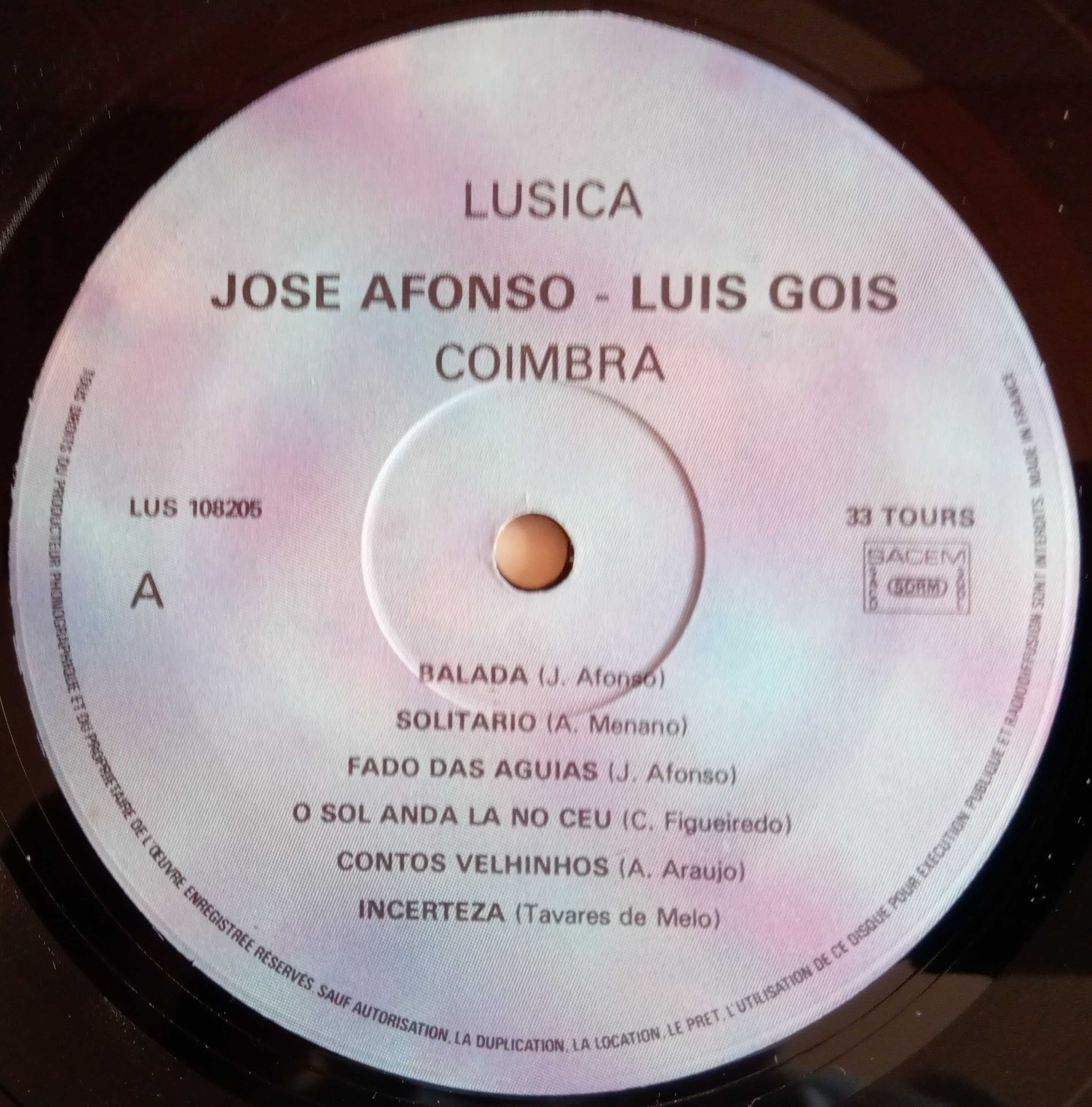 José Afonso / Luis Góis	- - - - -		Coimbra	- - - - -	LP