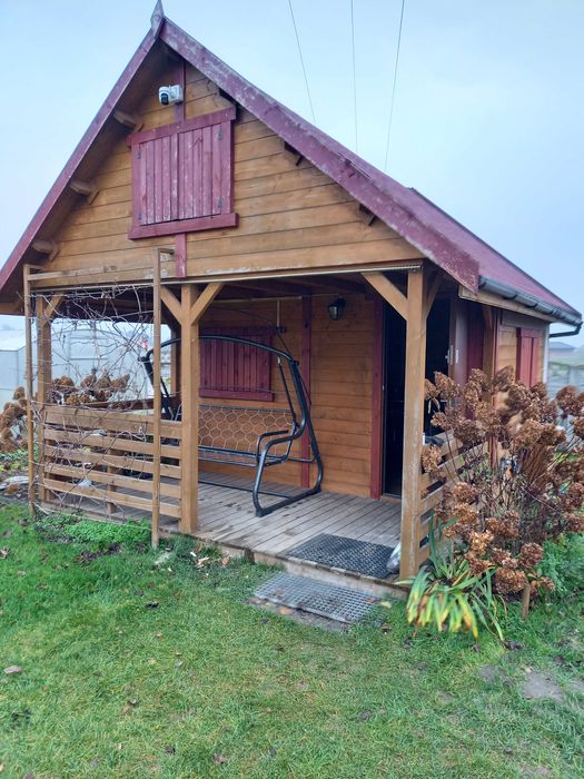 Domek letniskowy, altana: Alan, 4 x 5 m. z antresolą.