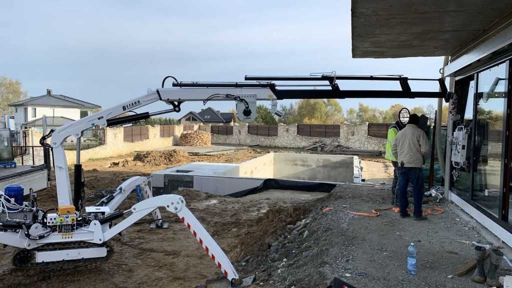 MINI ŻURAW na podwoziu gąsienicowym TB5000, Polski Producent-Befard
