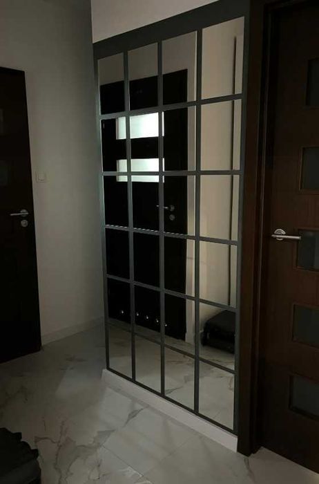 Lustro ścienne akrylowe prostokąty zestaw 9 sztuk 210 x 300 mm