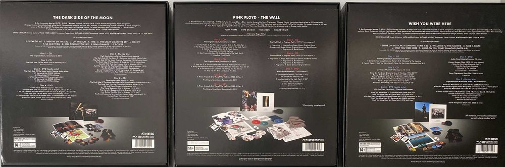 Pink Floyd - 3 Immersion Boxsets