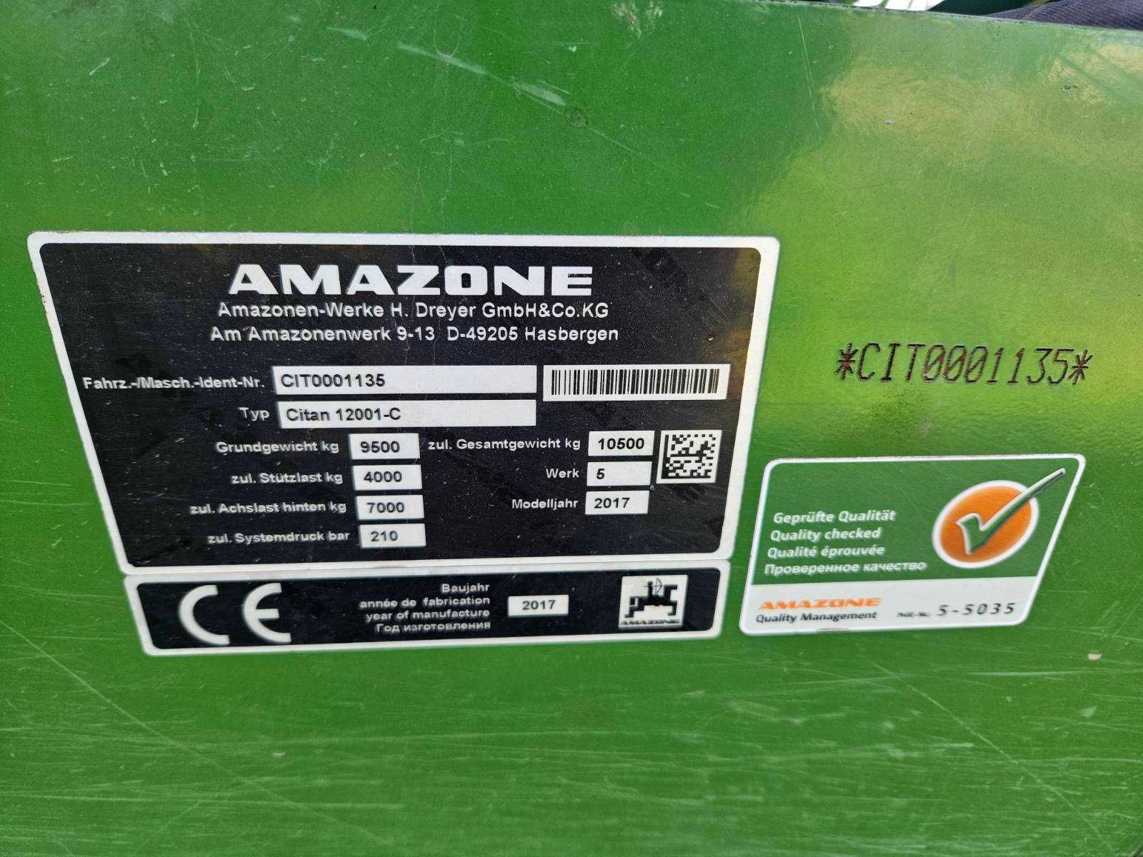 Сівалка суцільного висіву Amazone-Citan-12001-С