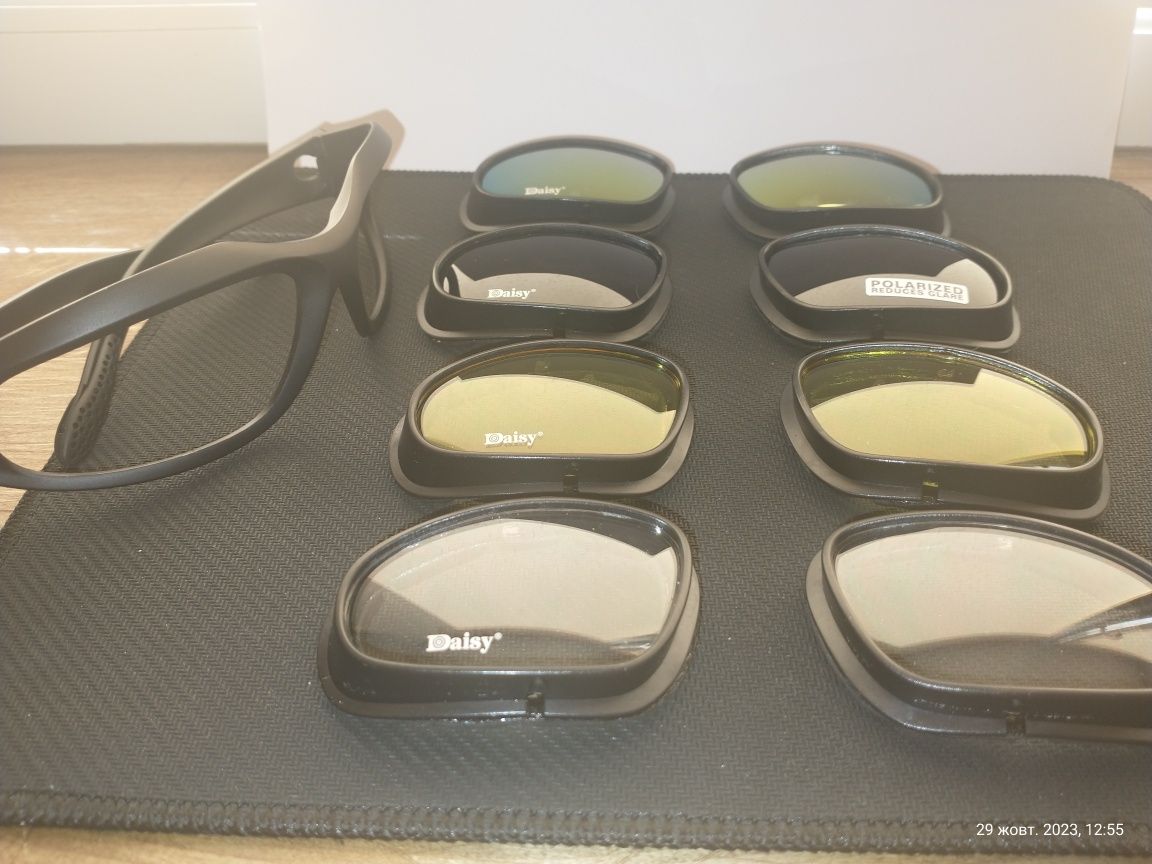 Тактичні захисні балістичні окуляри Daisy X5