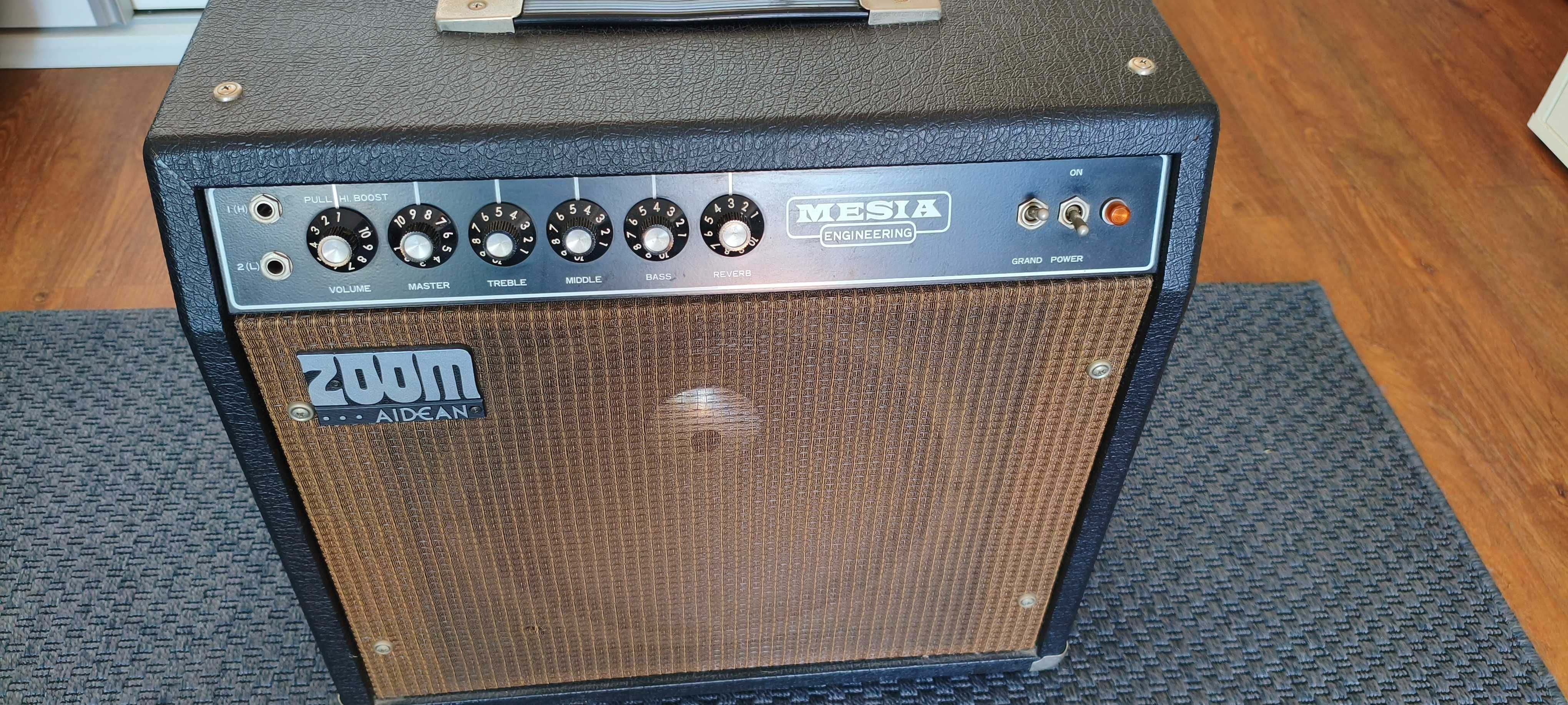Vintage Amp. Guitarra Mesia Zoom Aidean M-55, anos 70/80, made in Japa