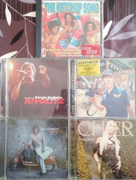 Lote de 43 cds musica originais em excelente estado