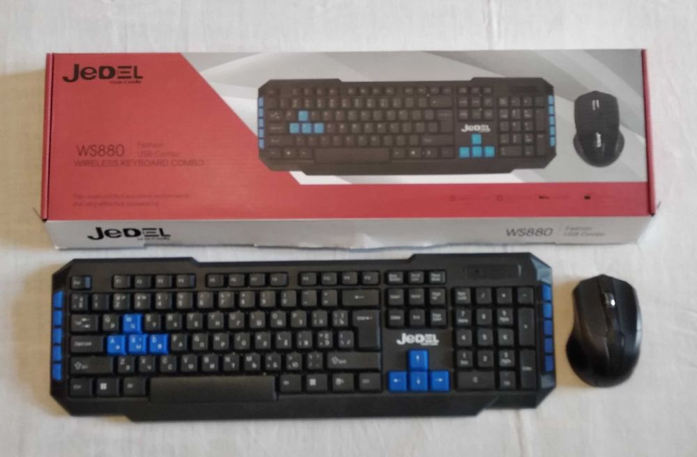 Беспроводная клавиатура + мышь Jedel WS 880