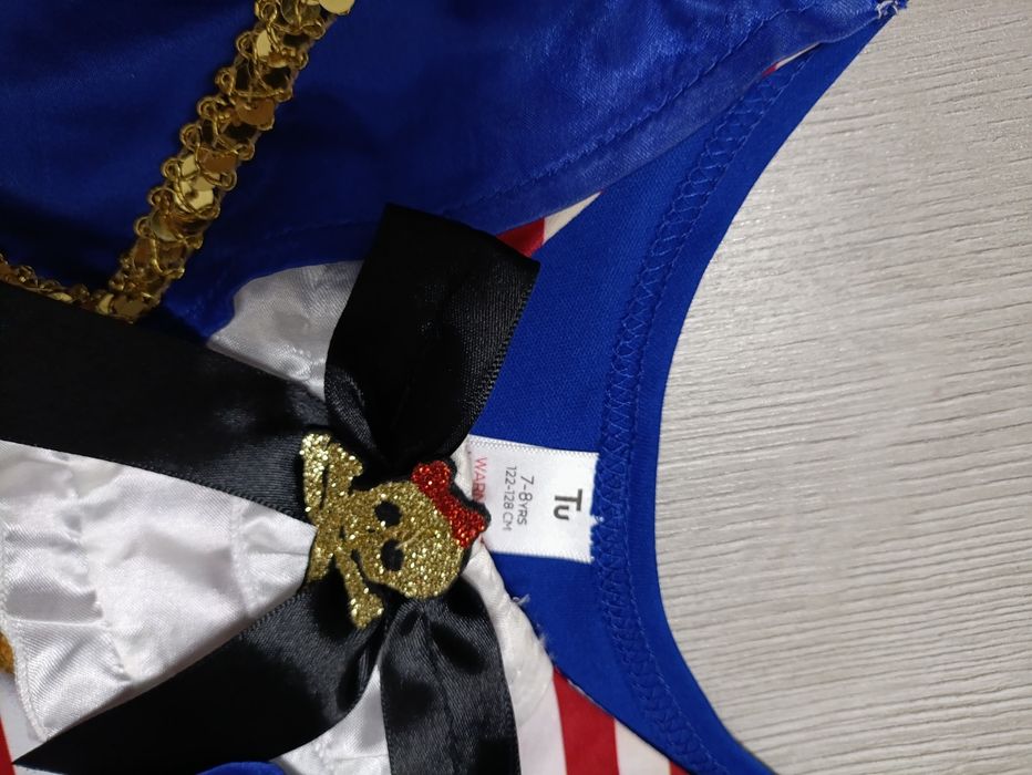 Карнавальний костюм піратка дівчинка пірат розбійниця 7-8 років Хеллоу